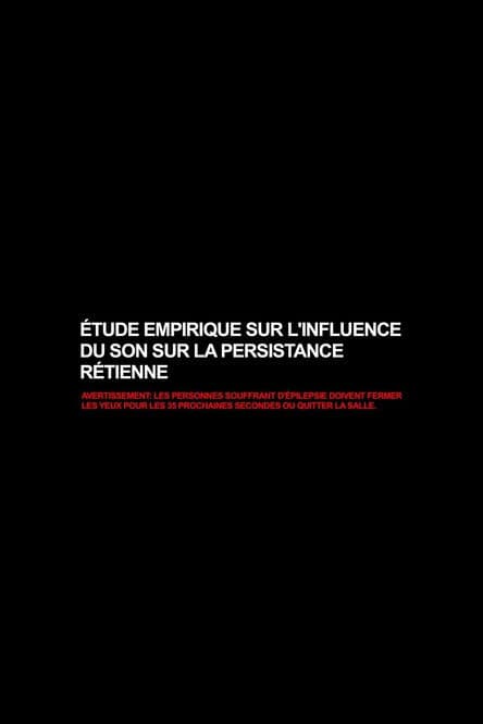 Empirical Study on the Influence of Sound on the Persistence of Vision