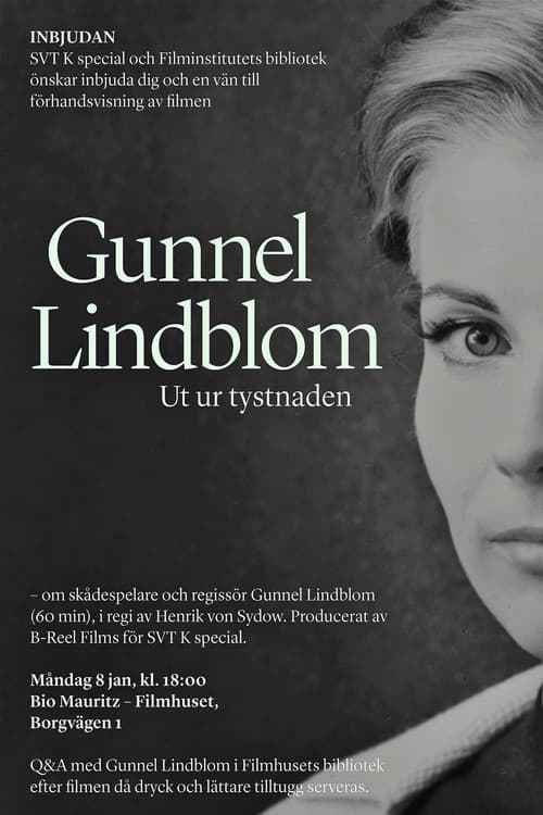 Gunnel Lindblom: Ut ur tystnaden